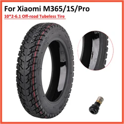 10*2-6.1 Tubeless Tire With Glue for Xiaomi M365 1S Pro Electric Scooter Modified 10 Inch Oversized Self-repairing Off Road Tyre