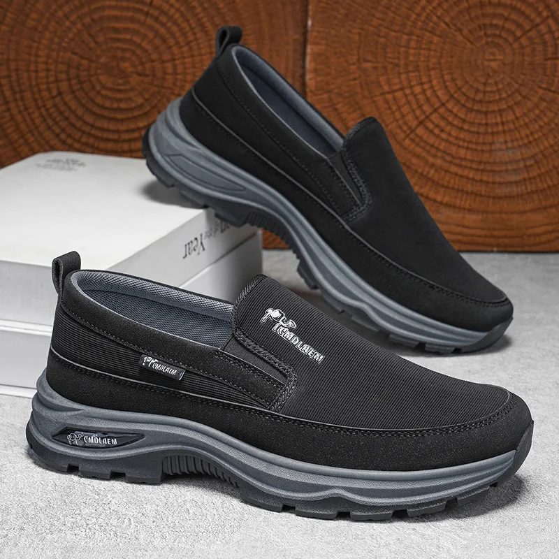 

Мужская прогулочная обувь, легкая дышащая сетчатая мягкая средняя подошва из ЭВА, мягкая, удобная, подходит для повседневной ходьбы, спортивная обувь для путешествий