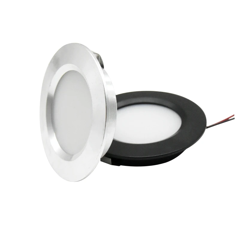 IP65 Stainless Steel 3W  DC 12V Mini LED Ceiling Spot Lighting Boat Downlight Slim 14mm