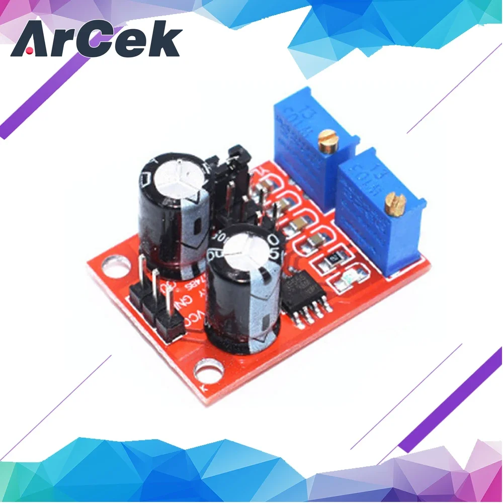 1PCS NE555 Pulse Frequency, Duty Cycle Adjustable Module,square/rectangular Wave Signal Generator,stepping Motor Driver