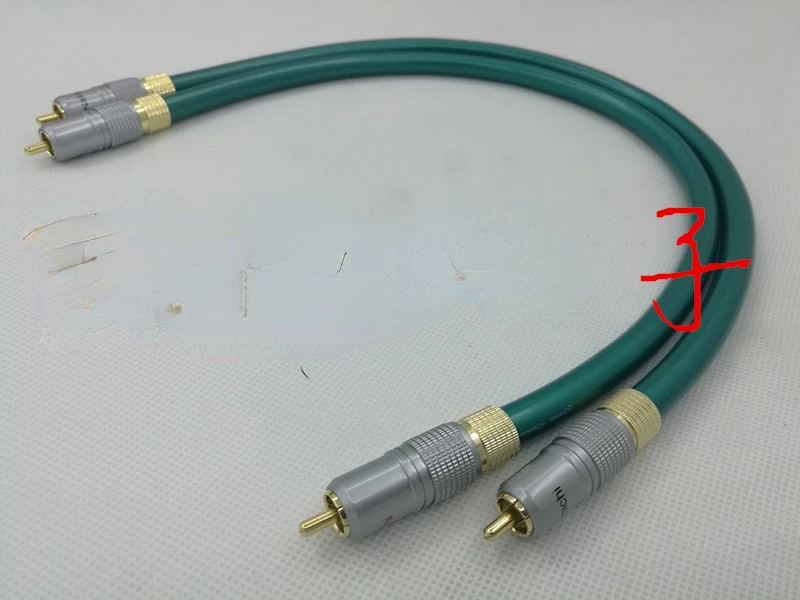 8N Square Core Copper Signal Cable Audio Cable Fever Grade Dual Core Shielding