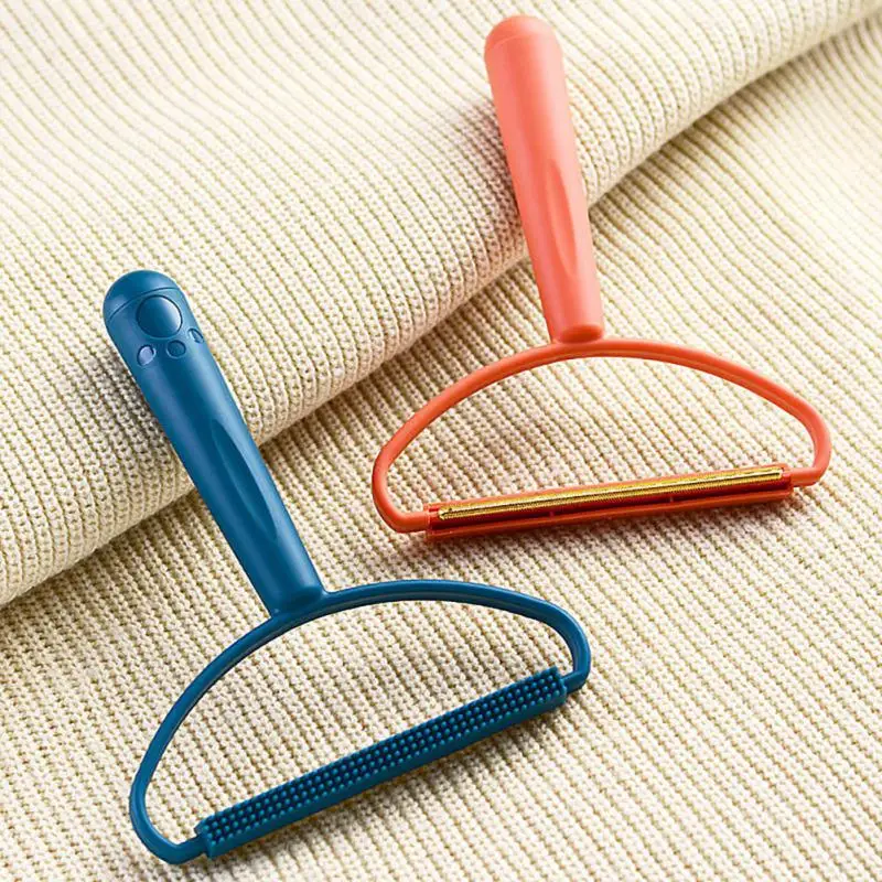 Portable Lint Remover Pet Hair Remover Brush Sofa Carpet Wool Clothes Lint Pellet Manual Removal Scraper Cleaning Tool 1pc