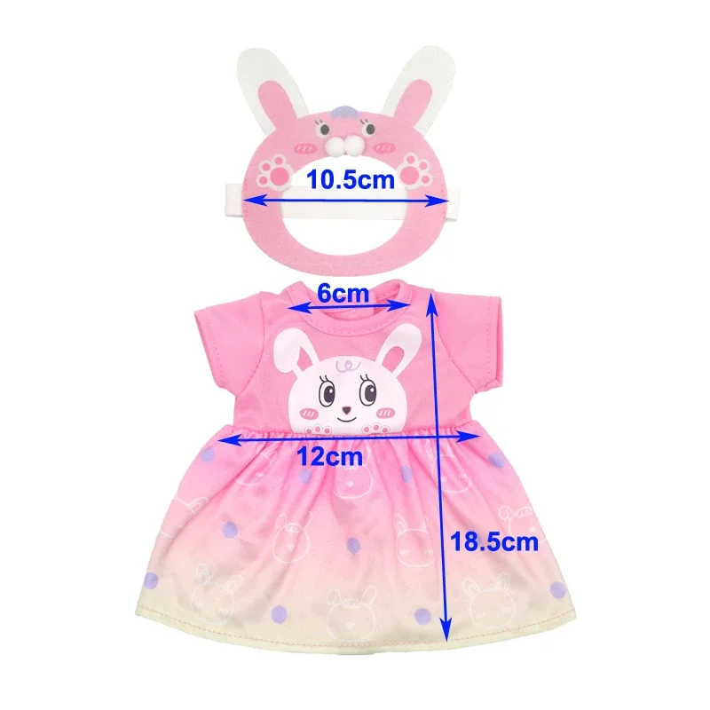 Set De Ropa Para Muñecas De 35 A 43 Cm: 2 Vestidos, Camisas, Pantalones Y Calcetines, Tejido A Mano En Algodón Suave, Regalo Infantil