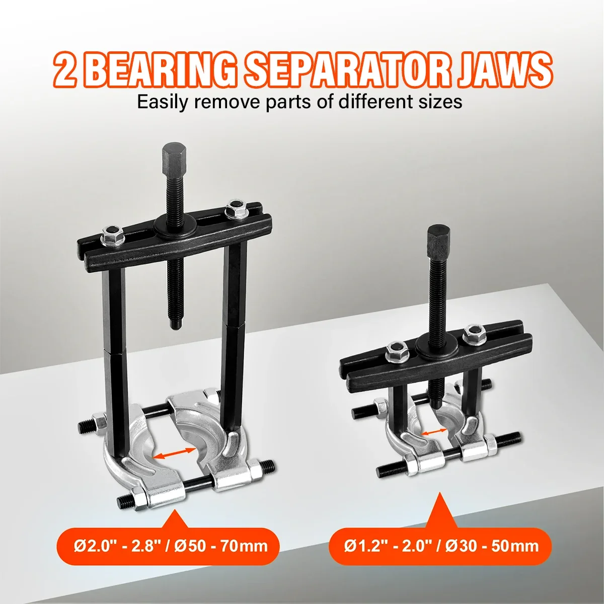 12 IN 1 Gear Bearing Splitter Fly Wheel Seperator Puller Set Kit with Red Case