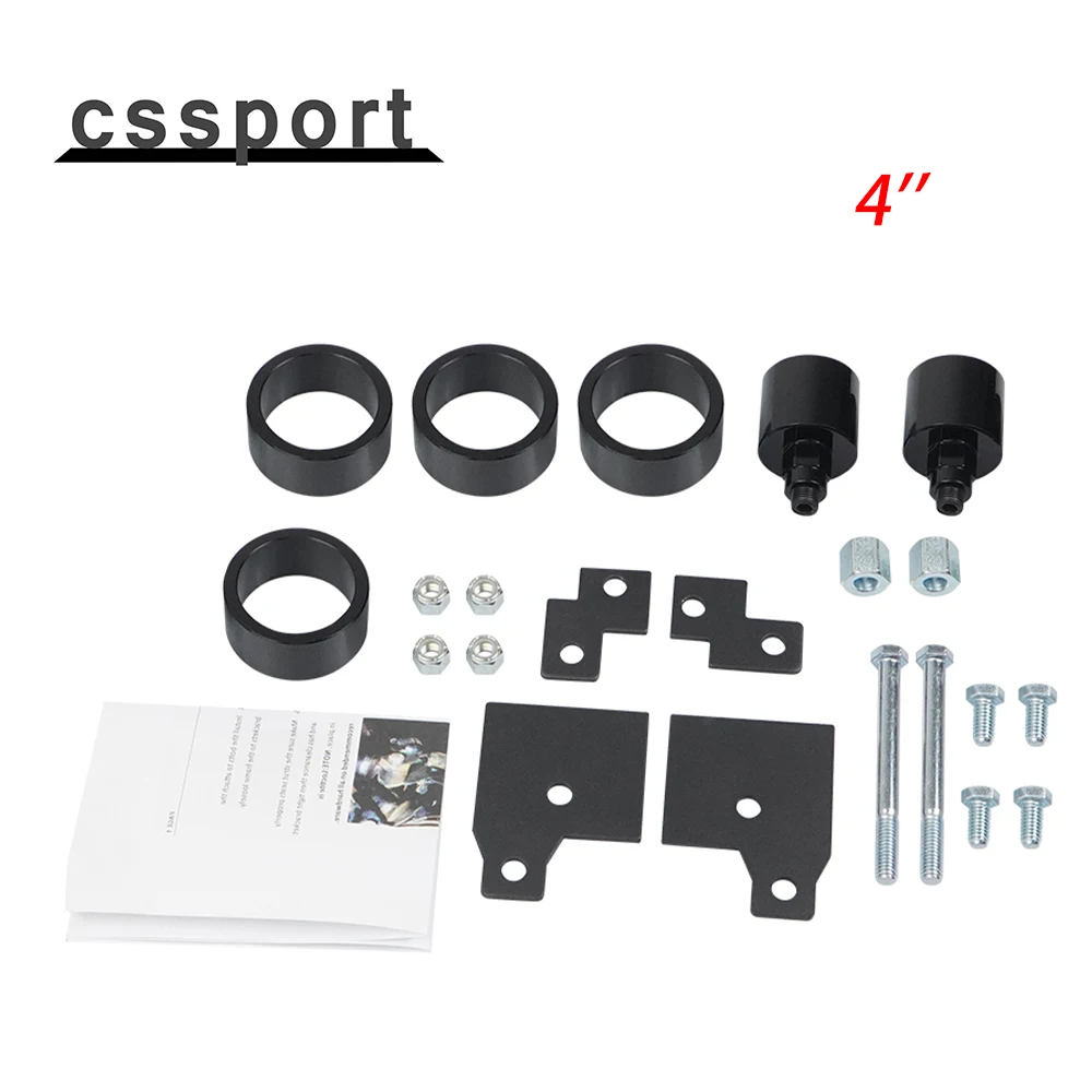 طقم تعليق الرفع الأمامي والخلفي 4 بوصات متوافق مع 1999-2025 بولاريس سبورتسمان 500 570 600 700 800 MP-1235-BK