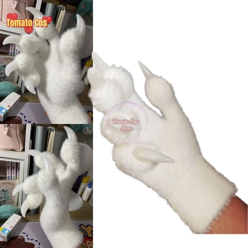 Fursuit Paws Kigurumi Furry Cosplay Gloves Decors Animal Cosplay Glove Handwear Wearable Kig Party Original Roleplay Accessories