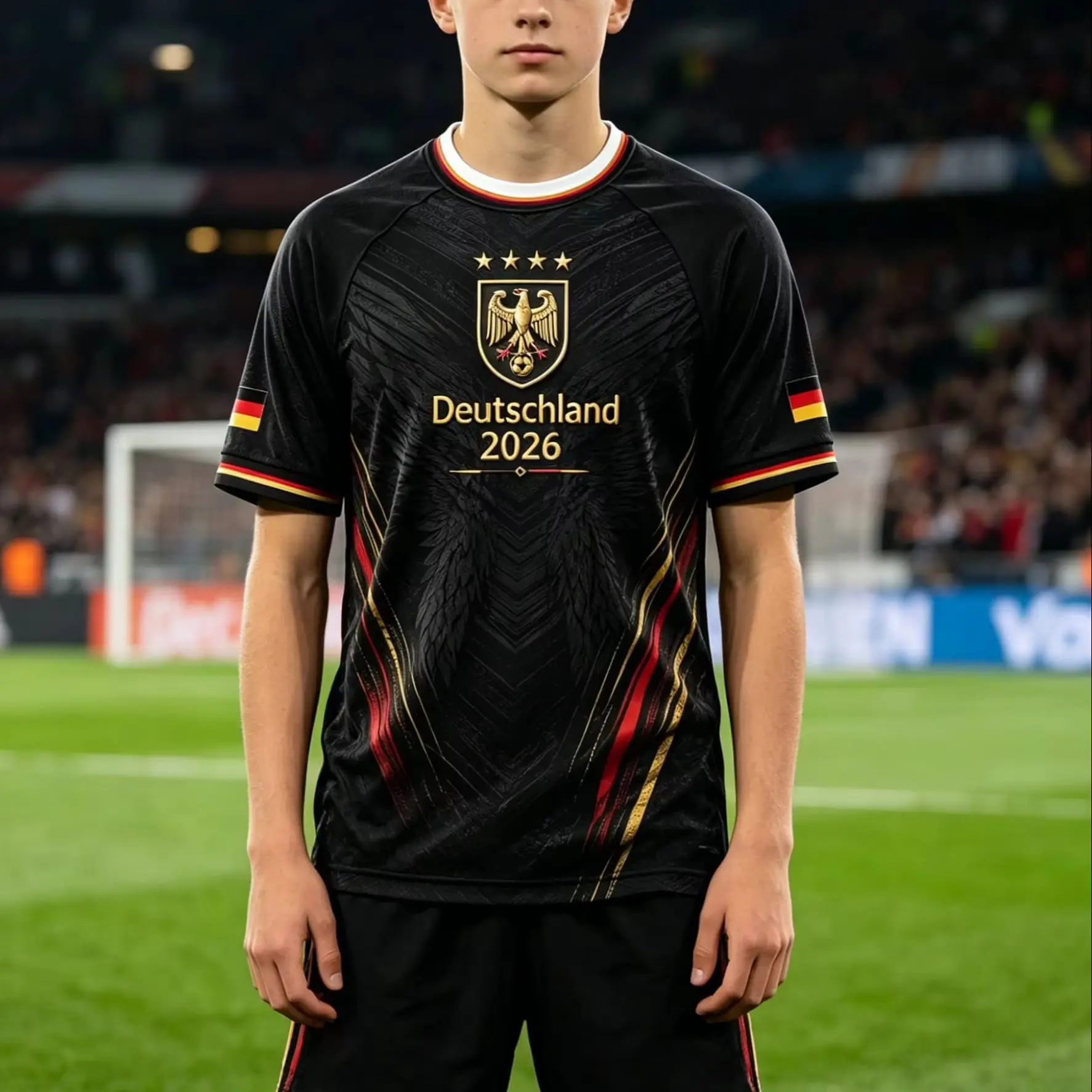 Germany Football Jersey 3D Soccer Top Men T Shirt Women Tee Boys Top Children Parent Child Quick dry short sleeves kids Tshirt