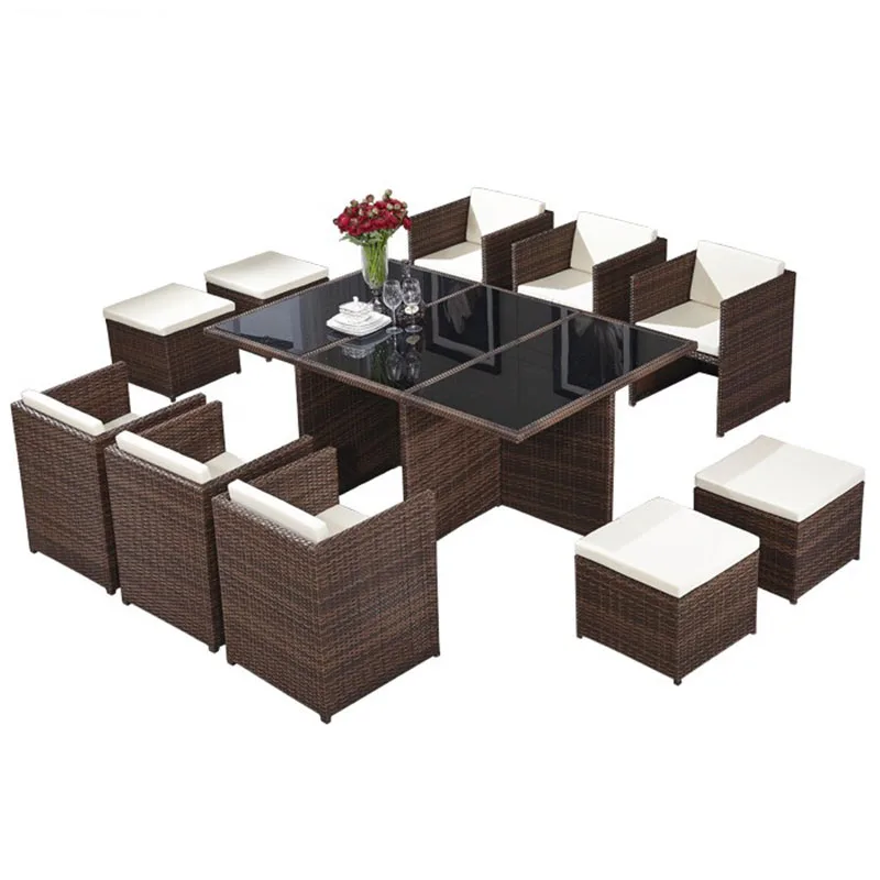 Tengbian Outdoor Furniture Living Room Negotiations Restaurant Dining Table and Chair