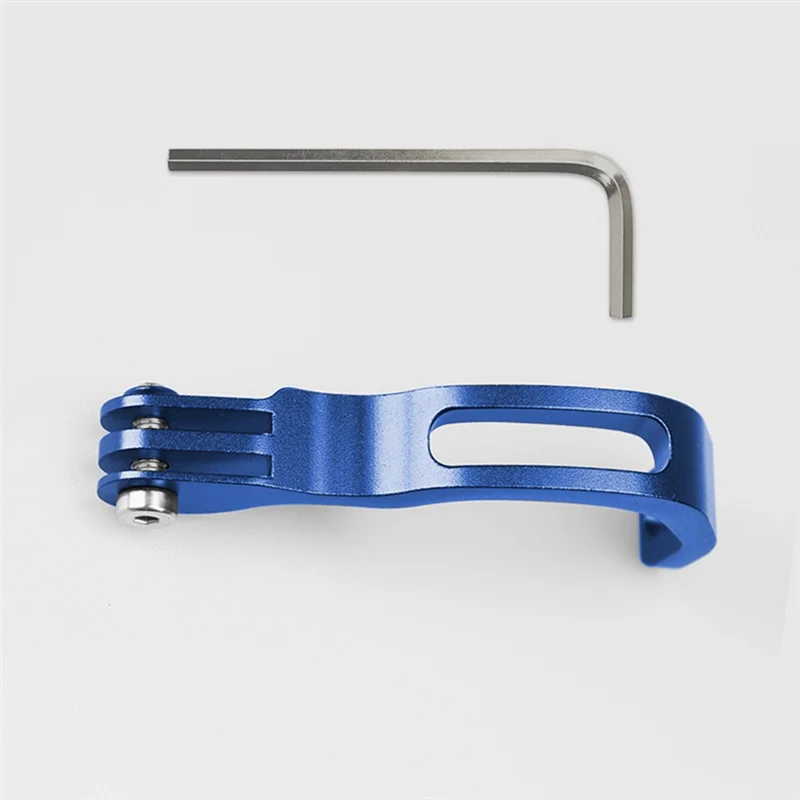 AT28-折りたたみ自転車フロントフォークランプブラケット自転車ランプ延長ブラケットアルミ合金延長継手