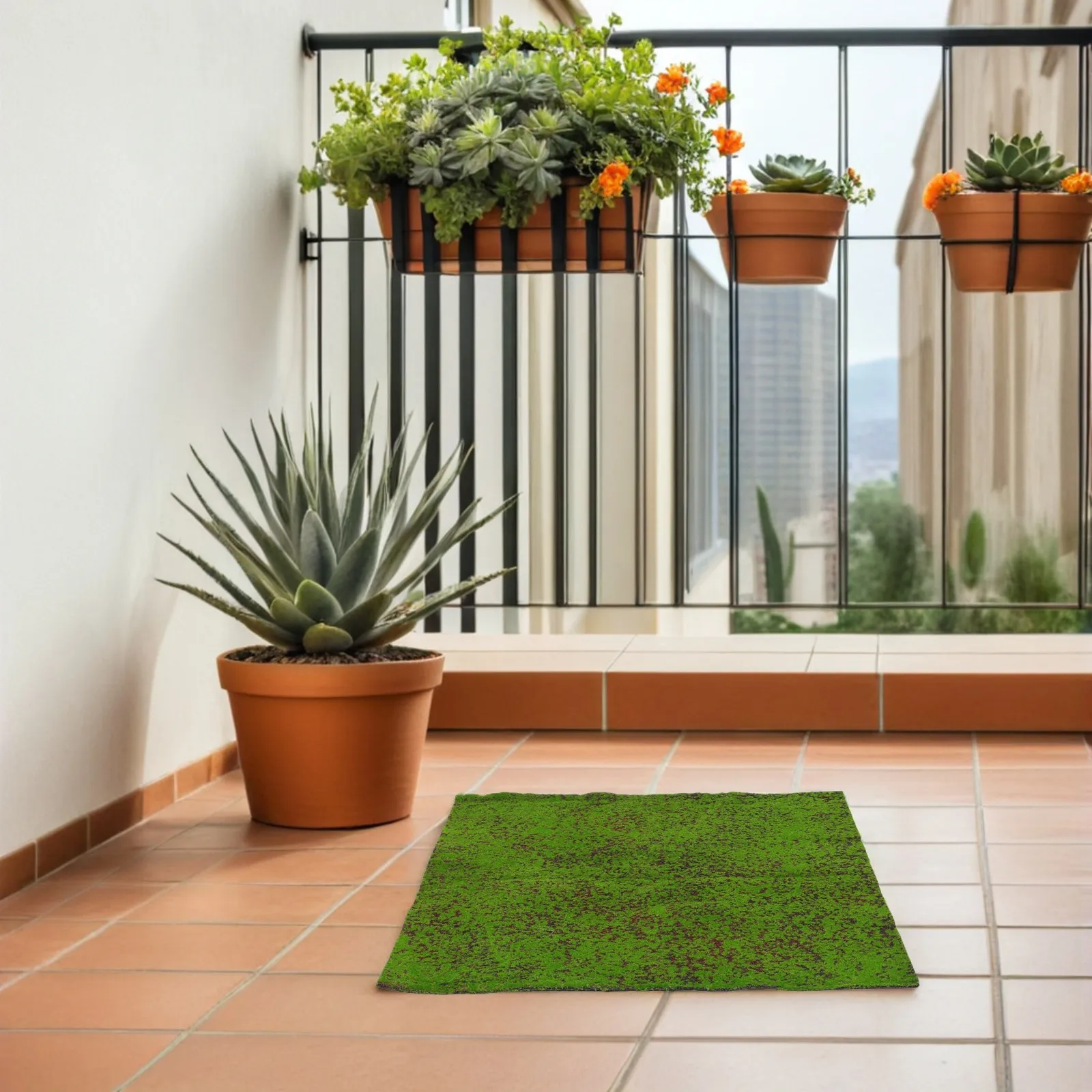 Artificial Moss Turf Rug Simulation Grass Sheet Balcony Floor Decorative Lawn Garden Arrangement Greenery Vase Filler Indoor