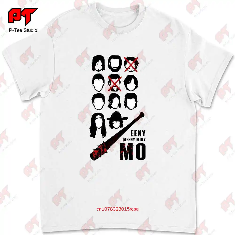 The Walking Dead Negan Eeny Meeny Miny Mo Heather T-shirt JWER