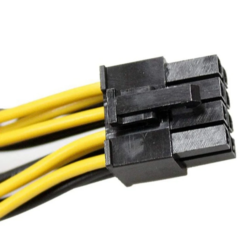 Cable de alimentación GPU para Tesla K80, M40, M60, P40, P100 ,20CM, 18awg, 8 pines a 8 pines duales (6 + 2)