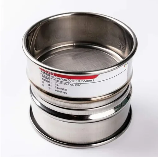 

5cm high precision experimental cell sieve 600 1000 2000 mesh pearl traditional Chinese medicine powder ultra fine mesh sieve
