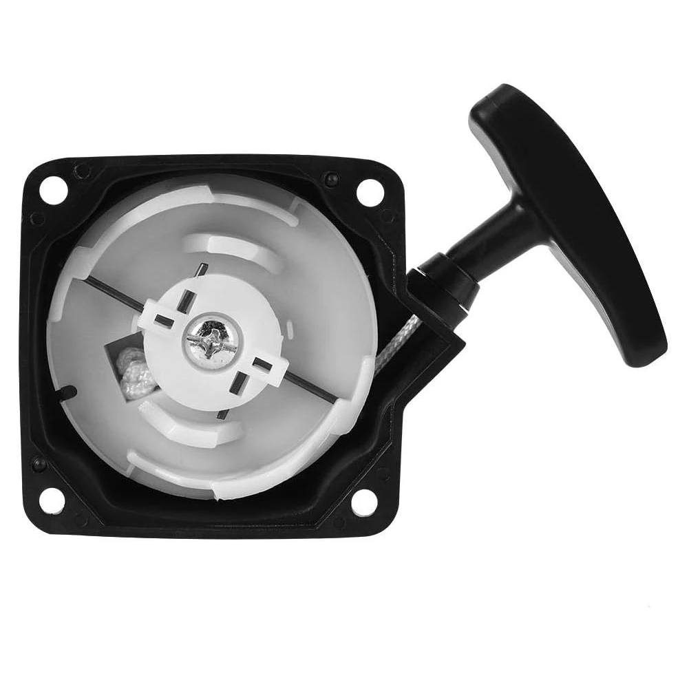 1 Pc Recoil Pull Starter Pull Start Rasenmäher Recoil Starter Teil Für CG 430 CG 520 43 cc 52 cc Schwarz Für garten Power Werkzeuge Teil
