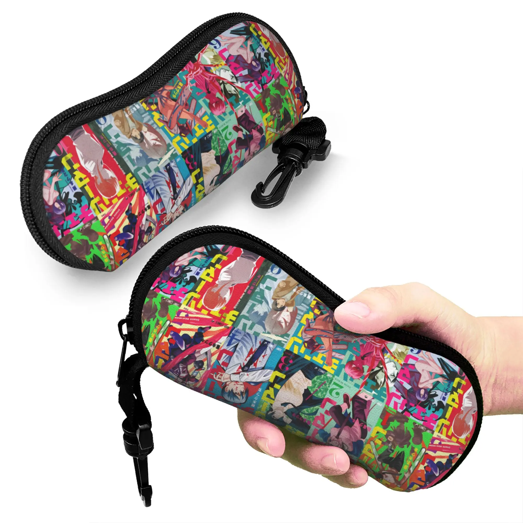 Aki Hayakawa Chainsaw Man Power  Eyeglass Glasses Case Women Men Soft Denji Himeno Katana  Sunglasses Protective Bag view 5