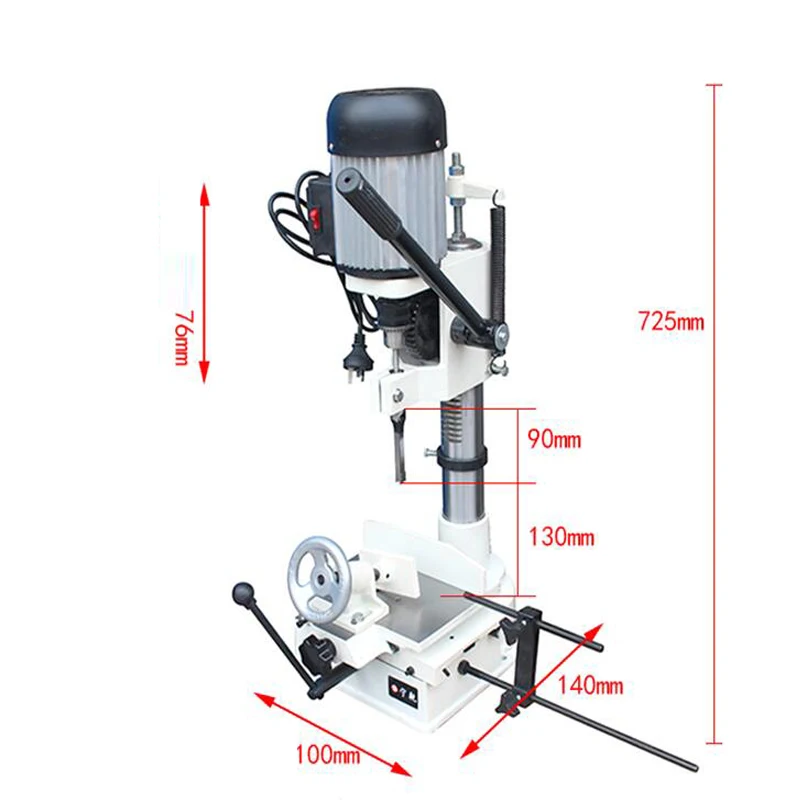JCM361A เจาะรูสี่เหลี่ยมเครื่องไม้ Tenoning เครื่อง Multi-Function งานไม้ Square Eye เจาะเครื่อง