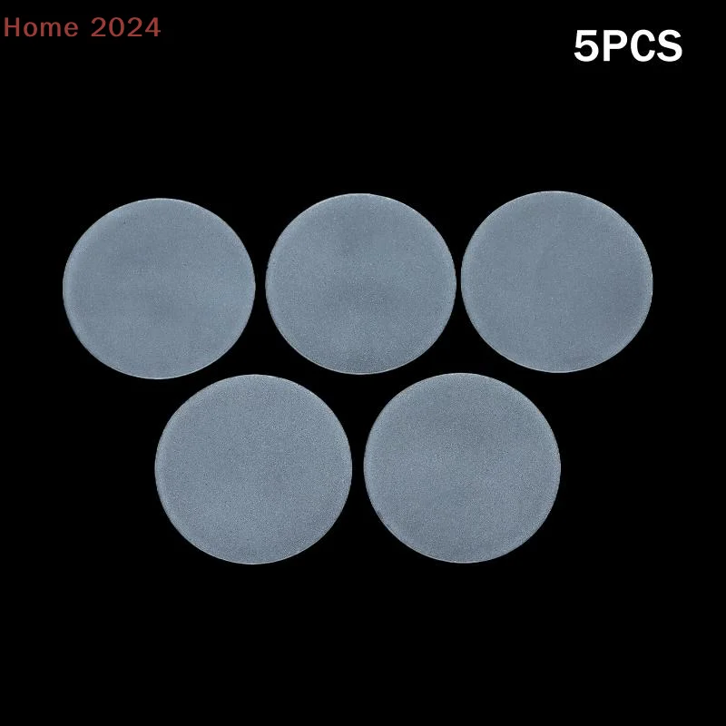 5PCS Matte Glass Round Flat Semitransparent Frosted Glass Lampshade For LED Lamp Down Light Flashlight