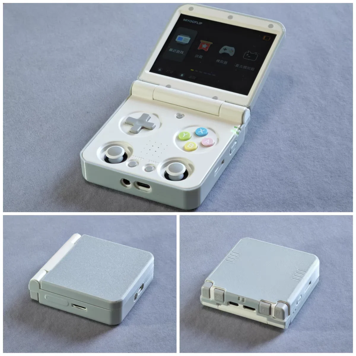 Untuk Miyoo Flip 2 Casing Penutup Pelindung Antijatuh Miyoo Flip Casing Cangkang Konsol Retro Aksesori Hadiah Warna-warni