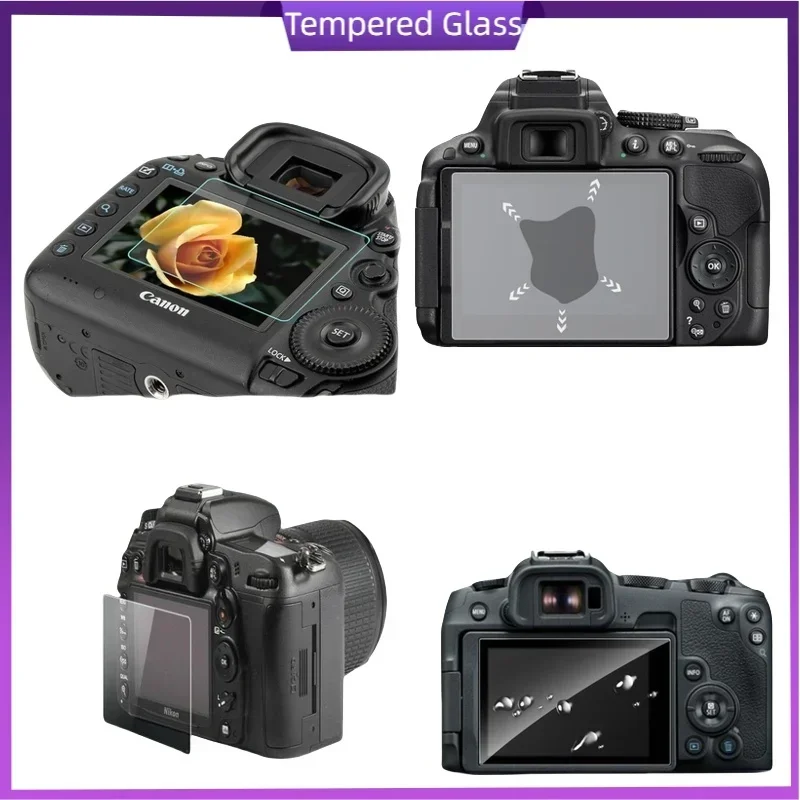 For Nikon D5300 D54 D5500 D5600 Anti-Glare Tempered Glass Photography Camera LCD Screen Protector