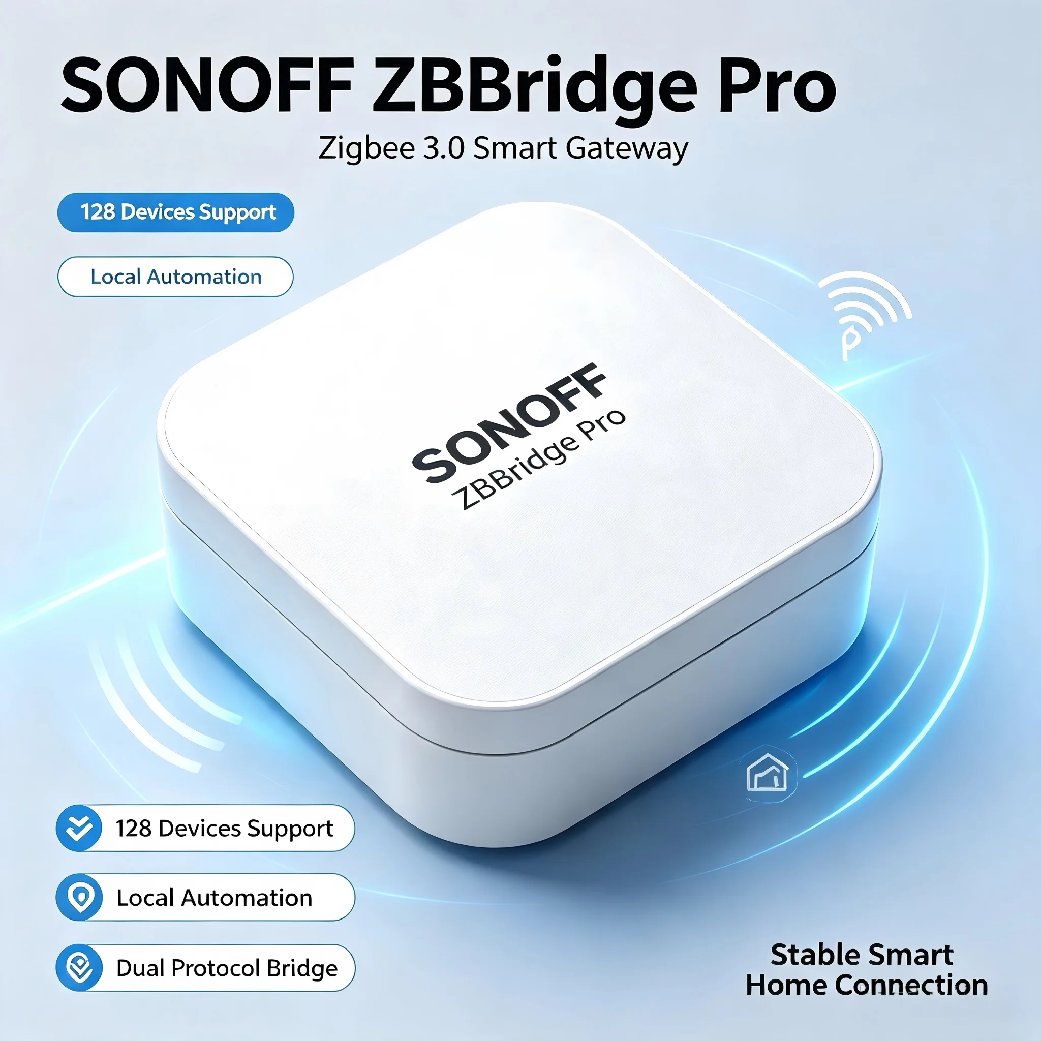 SONOFF ZBBridge Pro Smart Zigbee Bridge Zigbee 3.0 APP Wireless Remote Controller Smart Home Bridge Works With Alexa Google Home