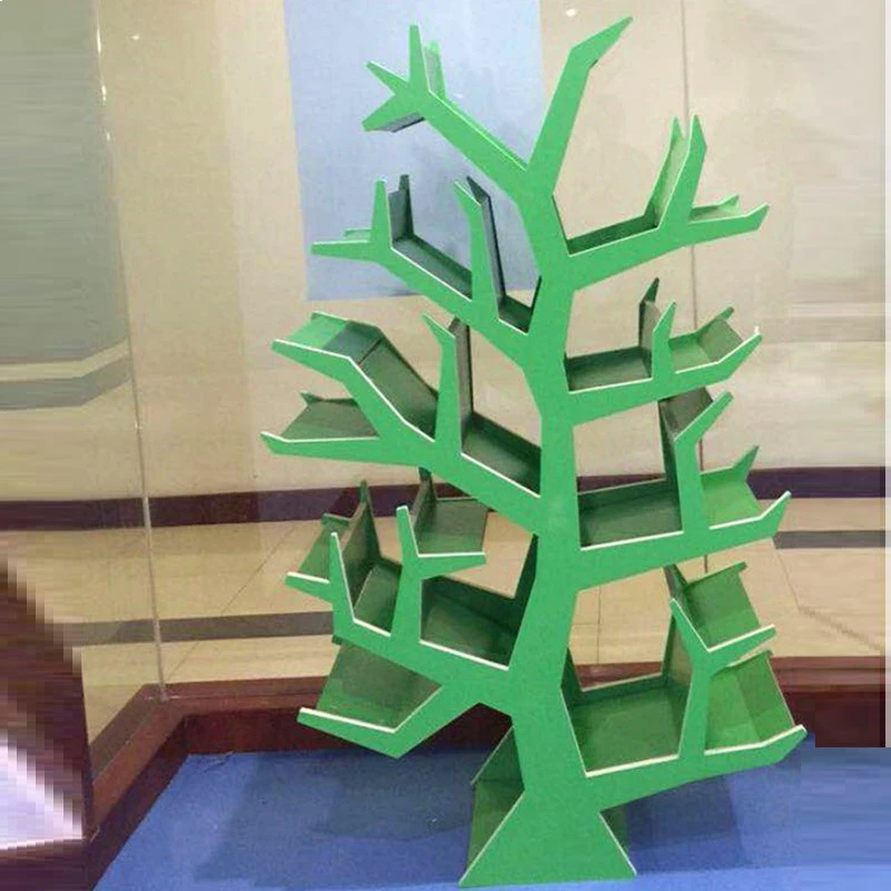 Chiquitos salon chambre enfants bois arbre étagère étagère sol Simple moderne fond mur décoratif bibliothèque