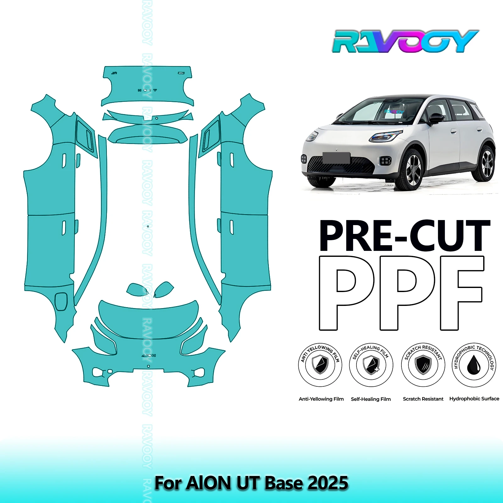 

Full Vehicle Clear Bra Precut PPF Paint Protection Film For AlON UT Base 2025
