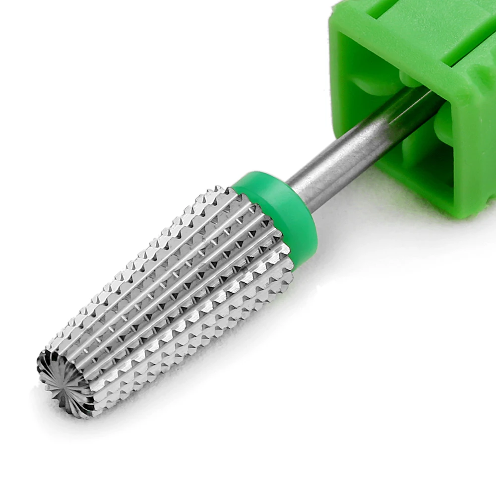 5 في 1 مدبب كربيد مسمار لقمة ثقب مع قطع 2 طريقة التدريبات كربيد قاطعة المطحنة ل مانيكير إزالة هلام مسمار الملحقات