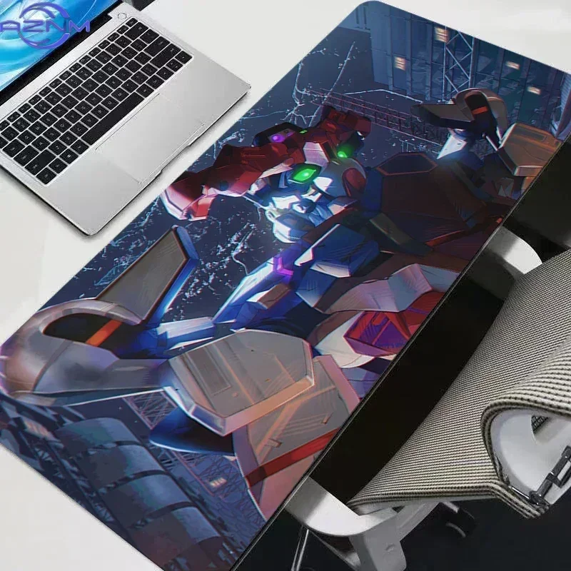 Anime Blue Red Mecha Sci-fi Stage Print Mouse Pad, Rubber Non-Slip Base, Smooth Surface for Gaming and Office Desktop Computer U