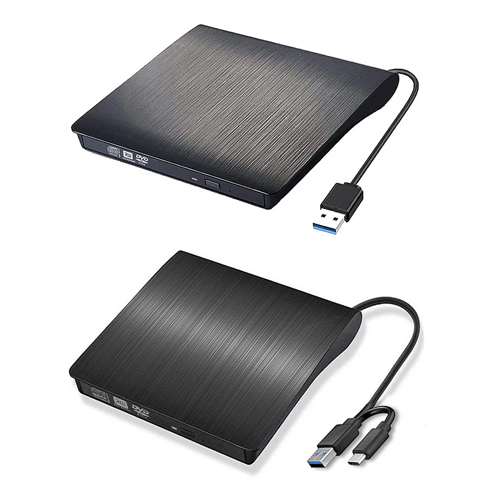 

Внешний корпус для DVD-привода 2-в-1 USB 3.0 Type-C, тонкий, 9,5 мм/12,7 мм, SATA на USB, для ноутбуков и ПК