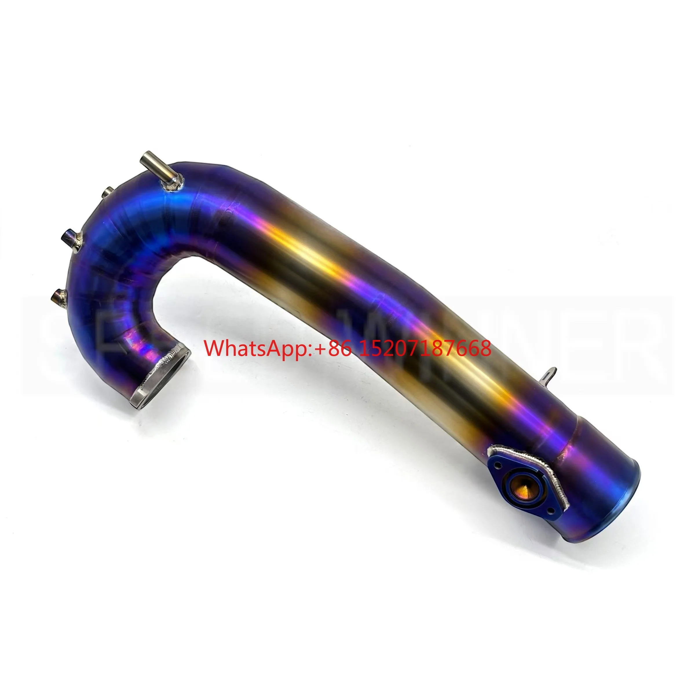 (STYLE TWO)-Newest Products-Racing Titanium Turbocharger Inlet Pipe Upgrade Kit for 2022+ Honda Civic/11th Gen Civic/FE