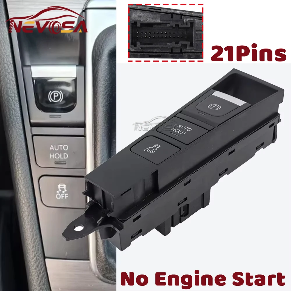 

Переключатель автоматического удержания автомобиля на стояночном тормозе (Auto Hold) для левой стороны салона (сторона водителя) для VW Passat B7 и Passat CC 2012-2015 годов выпуска, электронный переключатель стояночного тормоза в сборе