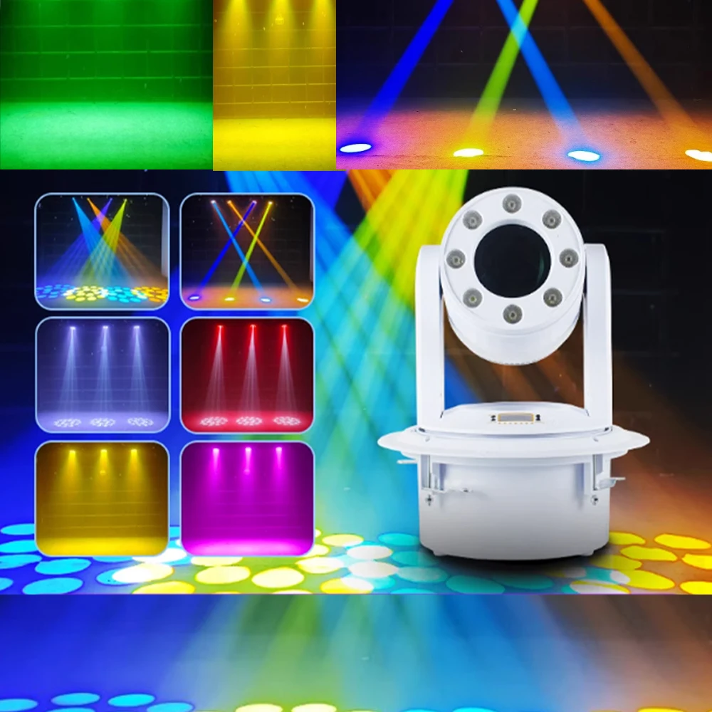 100 واط مدفع شعاع ضوء نادي جو المرحلة بقعة الإضاءة شريط المنزل بث مباشر الدورية الملونة غسل تتحرك رئيس الأضواء