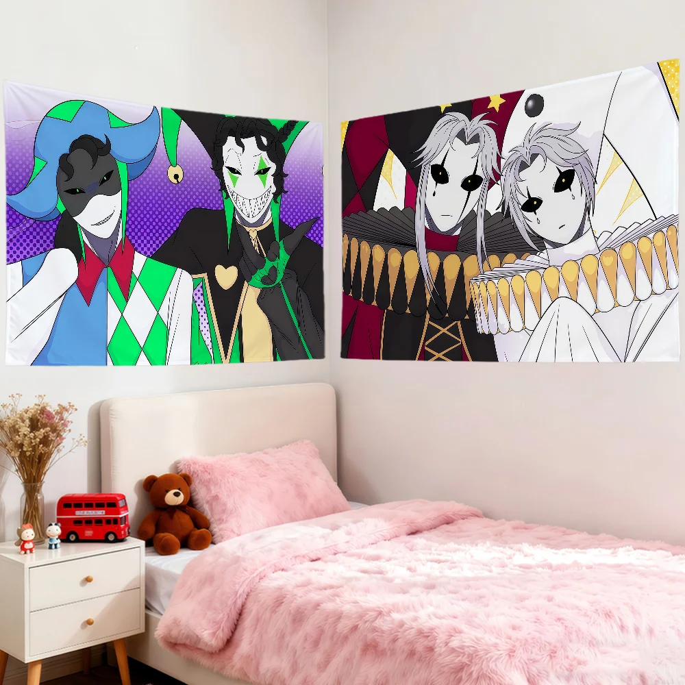 Cute Game The Freak C-Circus Pierrot H-Harlequin Flag For Room Dorm Camping Party Living Room Bar Wall Picnic Club Decor Banner