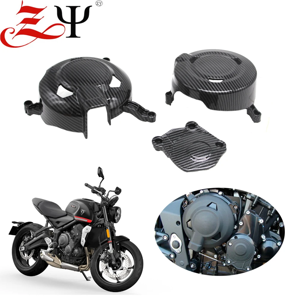 

For Tiger Sport 660 Tiger660 Trident660 Trident 660 2021 2022 Motorcycle Engine Protection caver Glass Fiber Nylong Cover