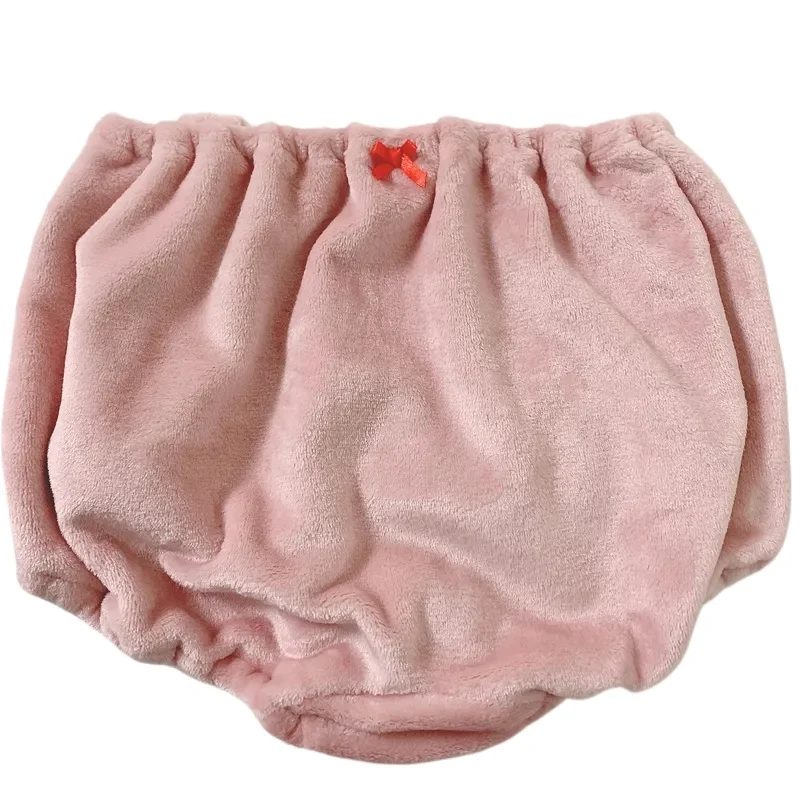 Hombre mujer Puffy cálido grueso suave secado rápido agua Aborb a prueba de puerro peso ligero espectáculo en vivo baile Sexy pantalones Panty Breifs fiesta