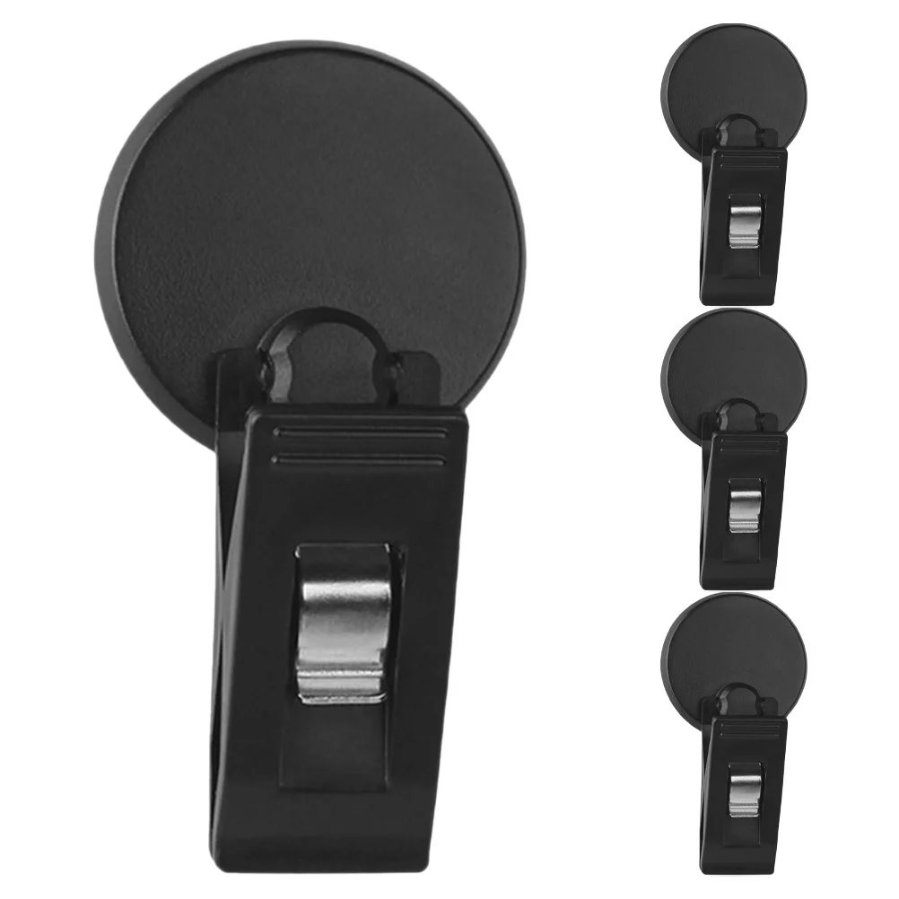 

4pcs Car Windshield Tickets Holders Suction Cup Clips Multifunction Card Clamps Auto Interior Accessory For Vehicle Documents