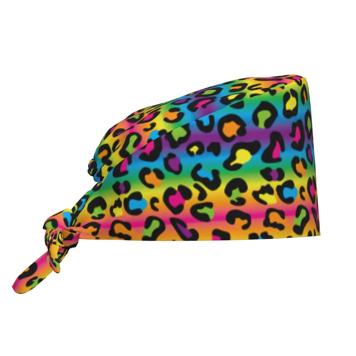 Gorros quirúrgicos para el cuidado de enfermera, leopardo arcoíris, orgullo Lgbt, agencia de cuidado de mascotas, gorros de trabajo médico veterinario, gorros informales para hombres y mujeres