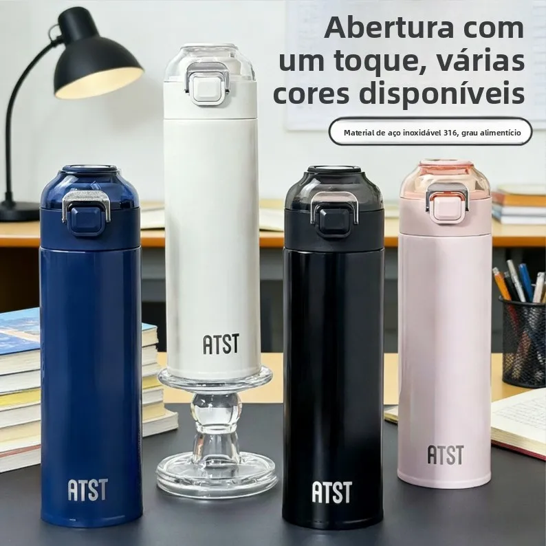 new-high-aesthetic-stainless-steel-insulated-water-bottle-large-capacity-bounce-cup-for-men-and-women-students-modern-minimal