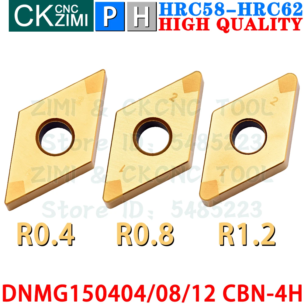 DNMG150404 DNMG150408 DNMG150412 CBN 4H Boron Nitride Inserts Turning Insert Tools CNC Metal Lathe Tools For High Hardness Steel