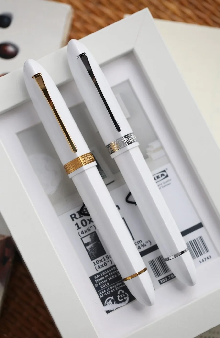 For MAJOHN V60 Creative Triangular Piston Resin Fountain Pen Polishing/Long Knife Nib Anti-roll Silky Grip Writing Student Gift