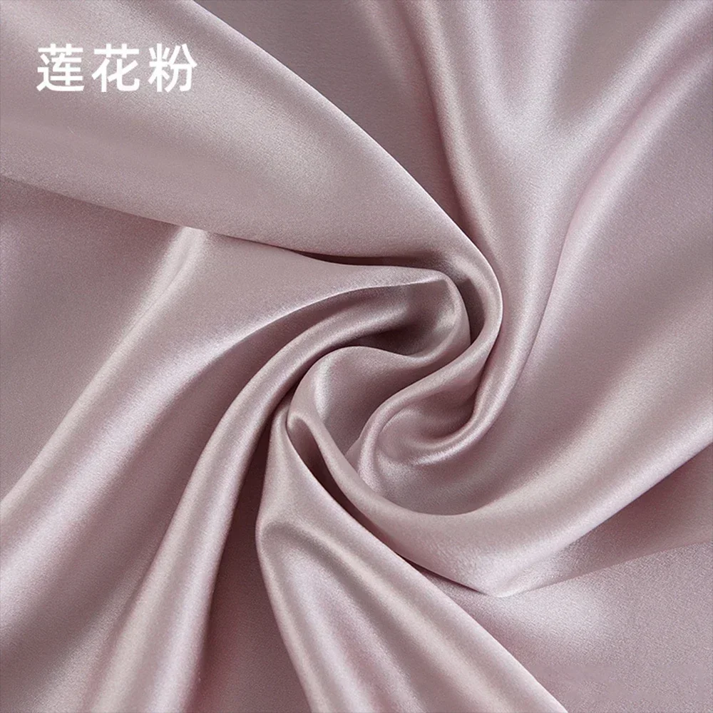 100% Pure Silk Fabric Natural Mulberry Silk Fabric 114CM Width 16 Momme High-quality Plain Crepe Satin