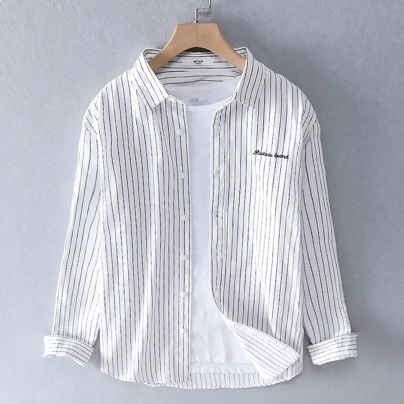 

Men's Pure Cotton Long Sve irt Casual Thiened Fce Autumn Winter New Sle Faionable Versatile ort Sve White ...