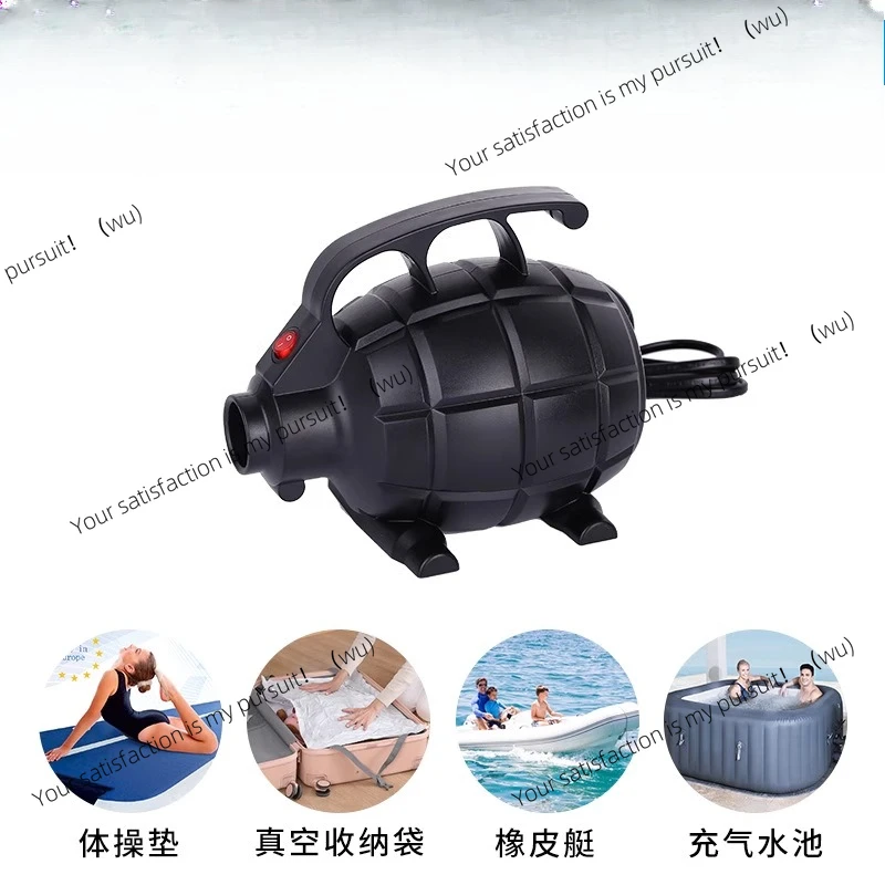 

500W electric air pump, inflatable tent rubber boat air pump, outdoor portable