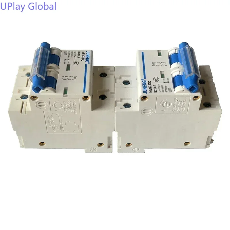 DC Circuit Breaker 1P 2P 12V24V48V60V120V Air Switch 63A 80A 100A 125A 150A 200A 250A Solar Battery Circuit Breaker