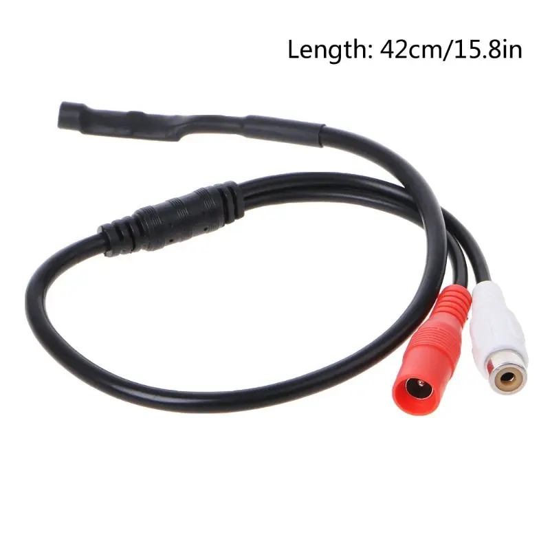 Mikrofon CCTV o wysokiej czułości Mikrofon bezpieczeństwa do monitora CCTV DVR DropShipping