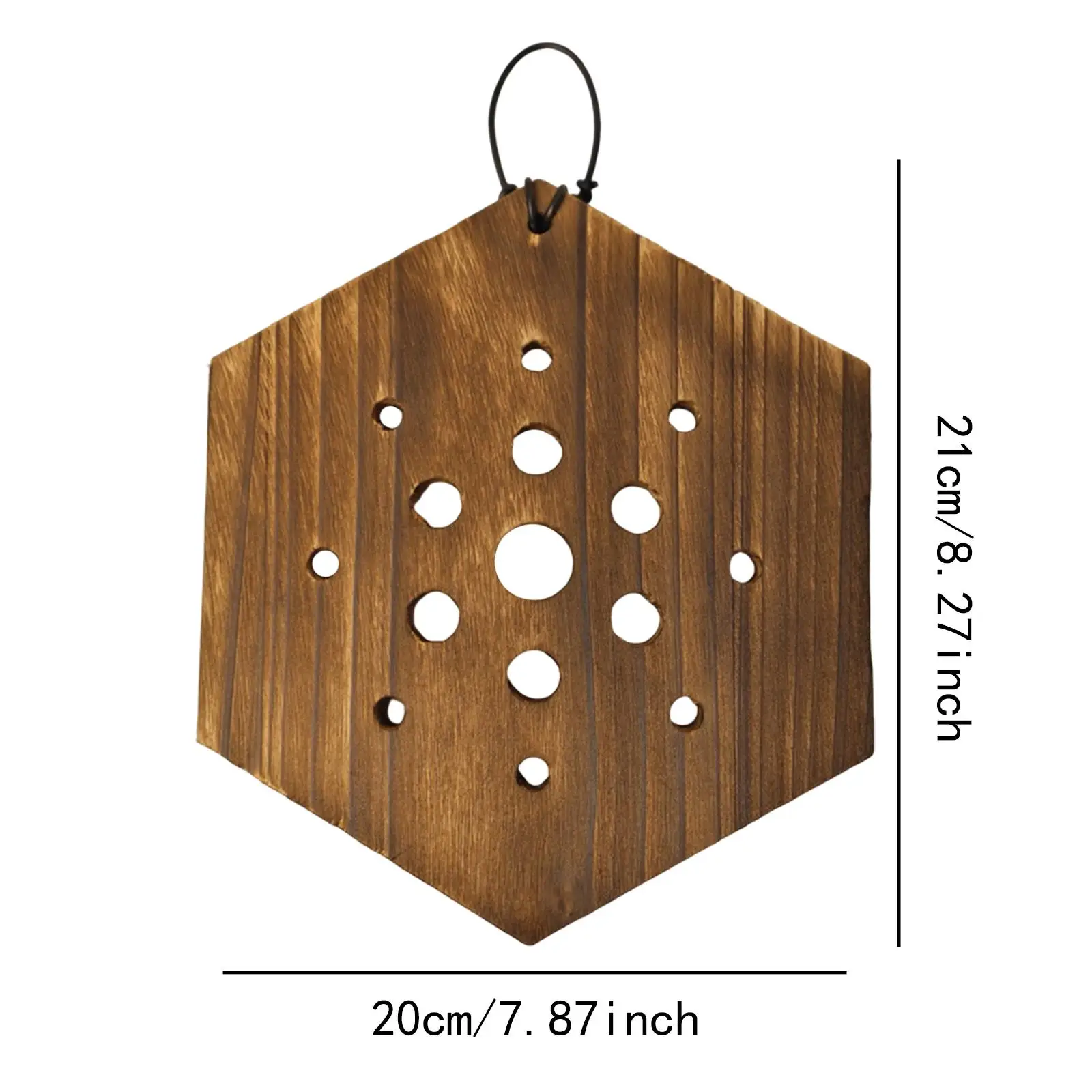 Fern Mounting Board Wall Planter Accessory Rustic Look Space Saving Hanging Planter Multipurpose for Orchids Easily Install