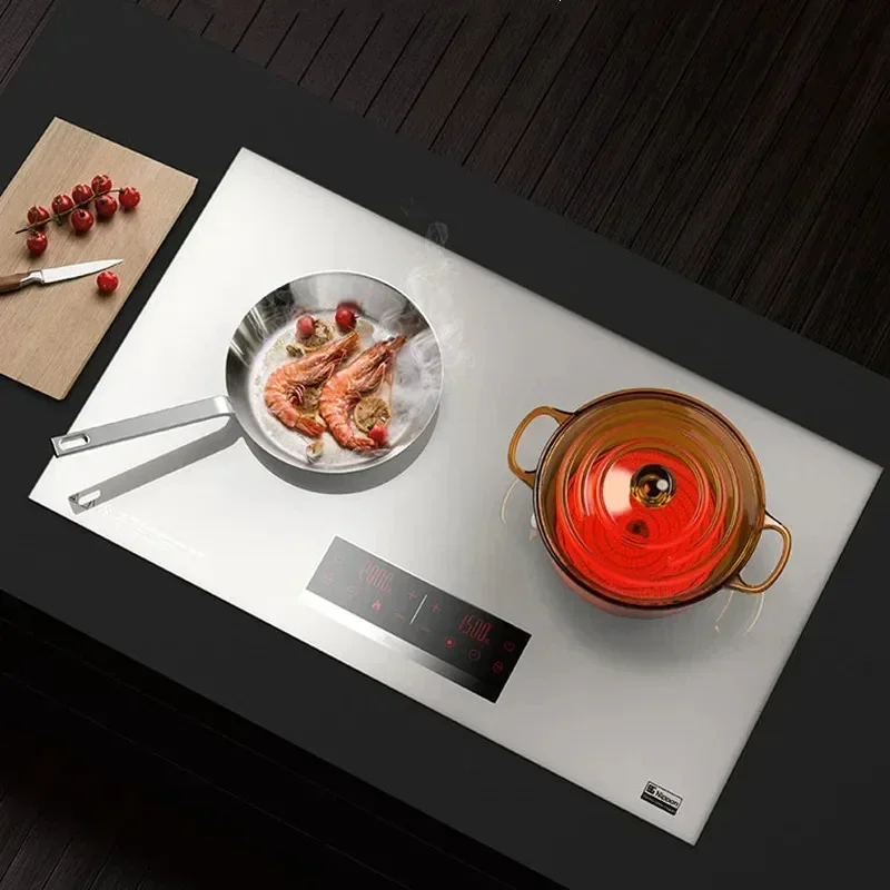 Combination Dual Cooker Built-in Cooking Unit 3500W 220V Cooktop Eelctric Induction Cooker and Electric Ceramic Induction Cooker