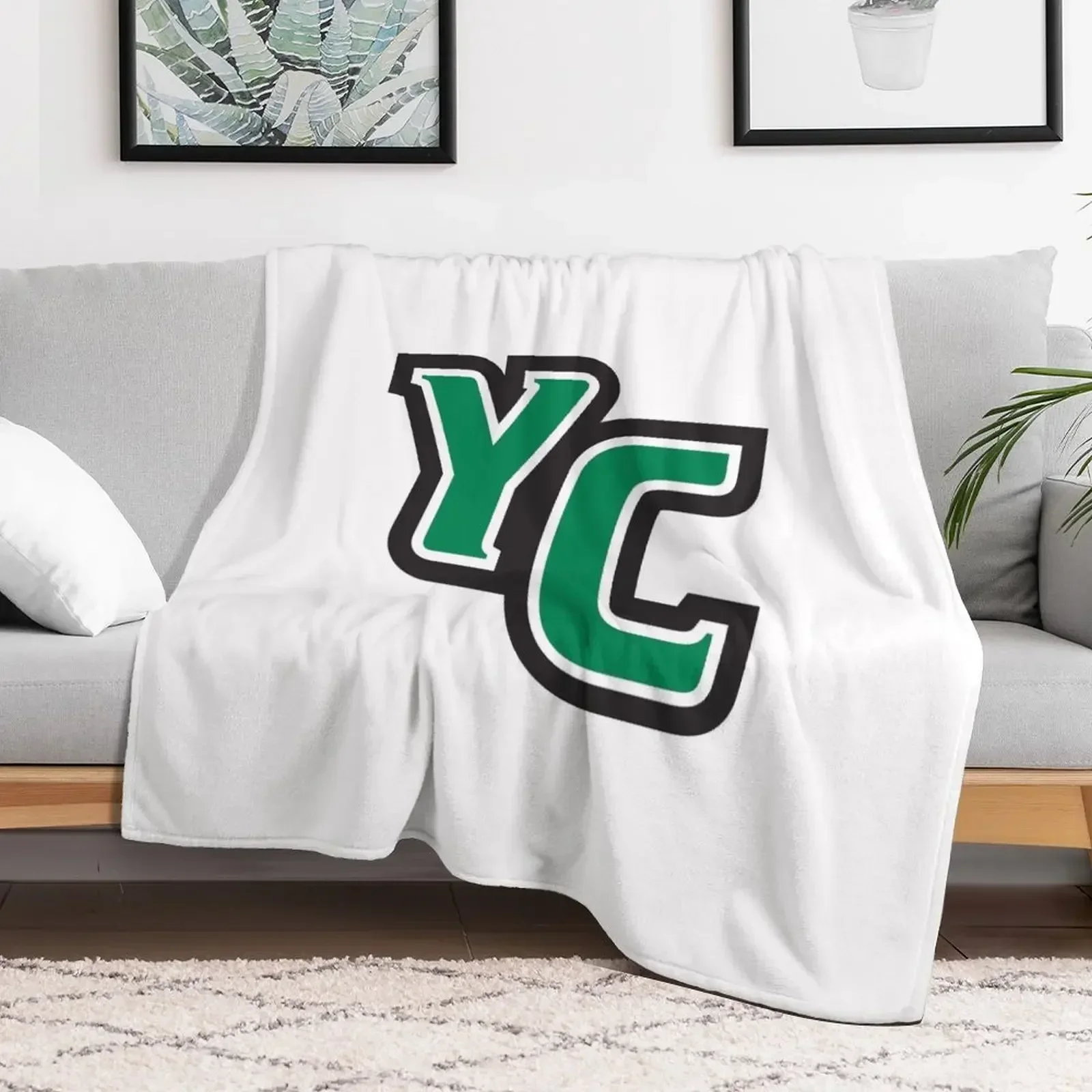 

York spartans Throw Blanket Sofa Vintage Blankets
