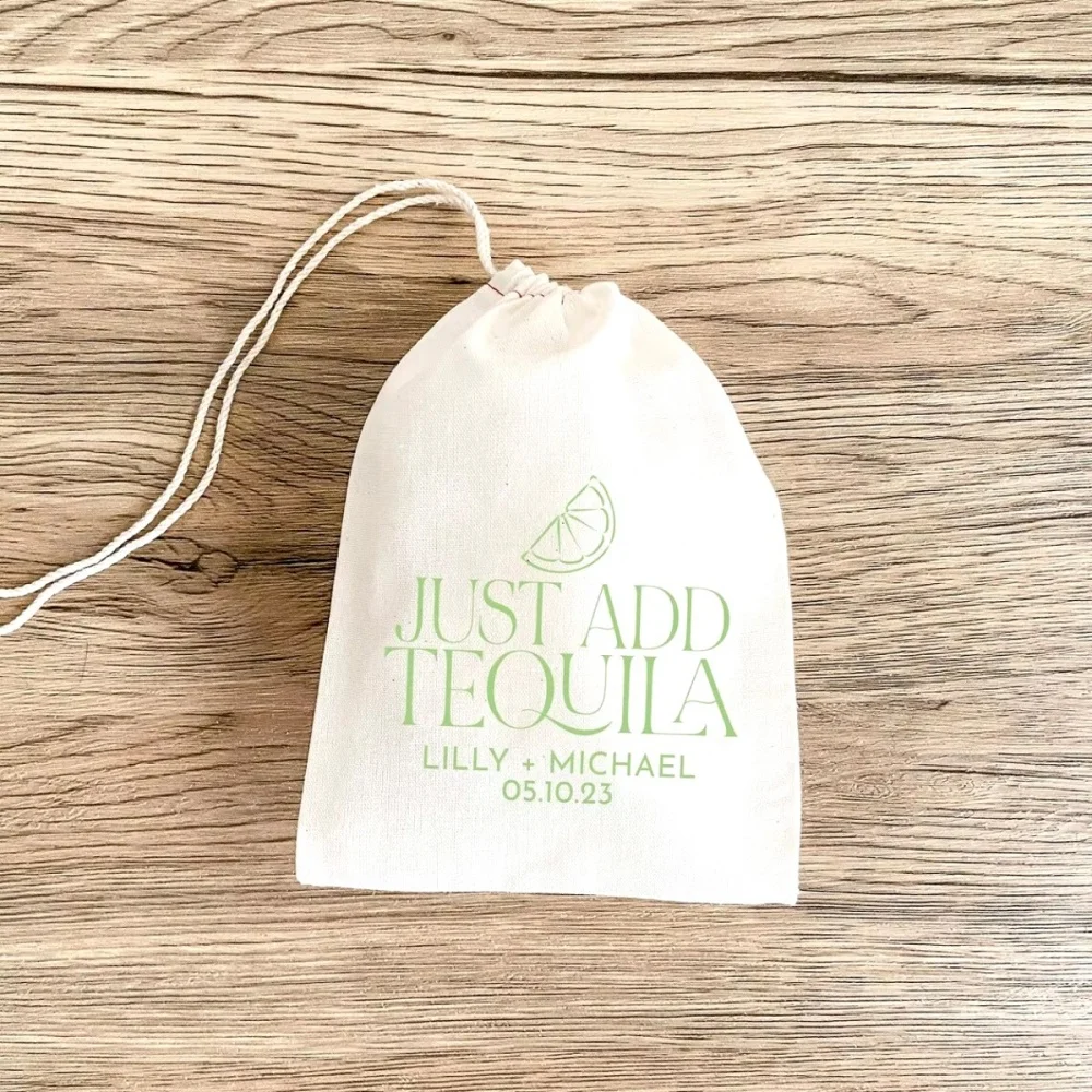 20 PCS Just Add Tequila Favor Bag-Fiesta Siesta Tequila-Hangover Kit Bags-Mexico Survival Kit-Tequila Welcome Bags-Mex