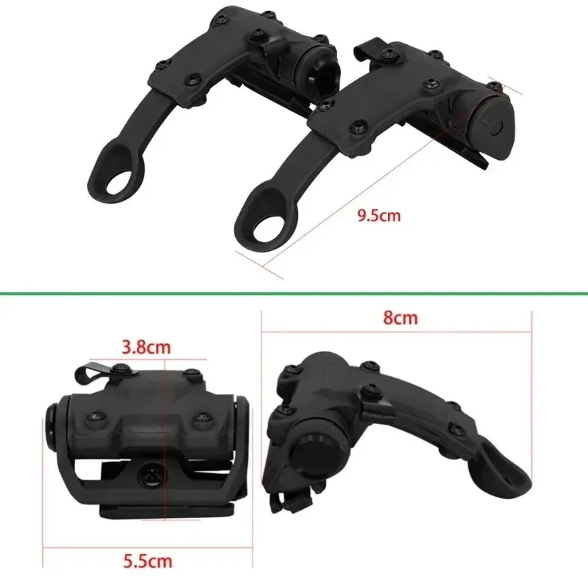 Tactical Headset Replacement Accessories, Compatible with RAC Headset ARC Shooting Noise-canceling Earmuff Adapter